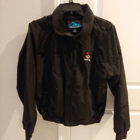 Disney Cruise Line Mens Jacket Size Large Black Tri-Mountain Zip - Picture 1 of 5